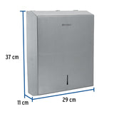 Dispensador de acero inox. para toallas de papel, Foset 47933