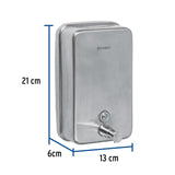 Dosificador de acero inox. para jabón líquido, Foset 47931
