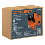 Trole de carga para vigas IPS e IPR, ajustable, 1/2 Ton Truper 101075