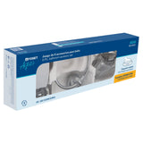Jgo de acc p/baño con jabonera rejilla,cromo/oro,6 pzas, Foset 48344
