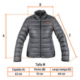 Chamarra de plumas para dama, talla M, Truper 66005