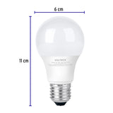 Lámpara LED A19 3 W (equiv. 25 W), luz de día, blíster, Volteck 46275