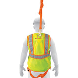 Chaleco de seguridad para arnés, alta visibilidad, verde Truper 101771