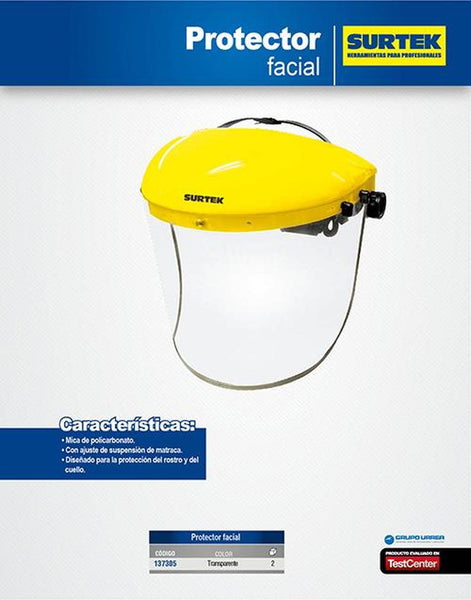Protector facial Surtek 137305