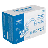 Mezcladora p/lavabo,manerales cruceta,cuello tubular, Foset 47688