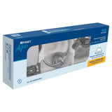 Jgo de acc p/baño con jabonera vidrio,cromo/oro,6 pzas, Foset 48342
