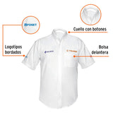 Camisa blanca para caballero, manga corta talla G, Truper 60366