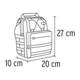 Mochila táctica de hombro, negro Truper 67022
