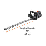 Cortasetos inalámbrico 1/2", 40 V, Truper 102490