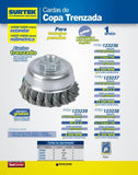 Carda de copa trenzada 4"x0.35 rM14 Surtek 123239