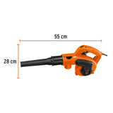 Sopladora/Aspiradora eléctrica 800 W, Truper 102415