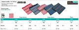 Jerga sarga ligera de 1 m x 48 cm, roja Klintek 57105