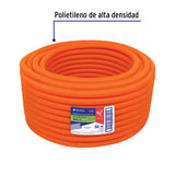 Metro de poliducto 3/4' corrugado flex. reforz. s/guía, 50m, Volteck 40739