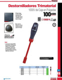 Destornillador trimaterial 1000V caja 3/8" Urrea 9212TV