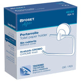 Portarollo sin cubierta, cromo, Aqua Foset 45164