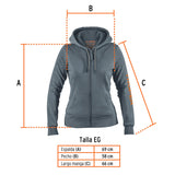Sudadera gris para dama, talla XG, Truper 65038
