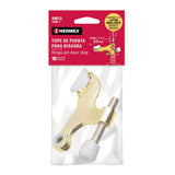 Tope de puerta para perno de bisagra, latón brillante Hermex 49613