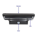 Arbotante solar LED 4 W con sensor de movimiento Volteck 49073