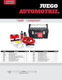 Juego automotriz de emergencia 16 piezas Urrea. JAU16