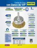 Carda de copa con zanco de 1/4"1-1/8x.30mm Surtek 123258