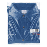 Camisa de mezclilla para dama, manga corta talla G, Truper 61103