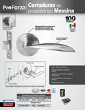 Cerradura privacia messina empaque visual Proforza CPF3-40-US32DV