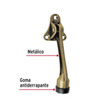 Fija puerta acabado de latón, Hermex 48377