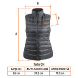 Chaleco de plumas para dama talla CH, Truper 69993