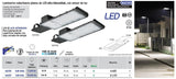 Luminario suburbano de LED, plano, de aluminio, 100 W 46259
