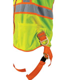 Chaleco de seguridad para arnés, alta visibilidad, verde Truper 101771