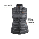 Chaleco de plumas para dama talla CH, Truper 69993