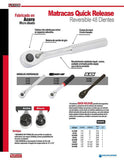 Matraca 1/2" reversible rubber grip Urrea 5449H