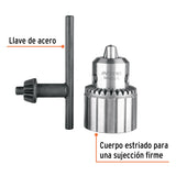 Broquero uso rudo con llave, 3/8', Truper 102477
