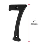 Número chico de latón 7, negro, Hermex 47860