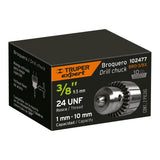 Broquero uso rudo con llave, 3/8', Truper 102477