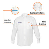 Camisa blanca para caballero, manga larga talla XXXG, Truper 66014