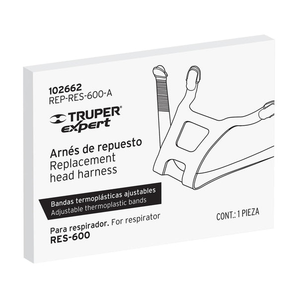 Arnés de repuesto para respirador RES-600, Truper 102662