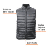 Chaleco de plumas para caballero talla XG, Truper 65009