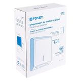 Dispensador de acero inox. para toallas de papel, Foset 47933