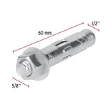 Caja con 25 taquetes expansivos de 1/2' con tornillo, Fiero 47356