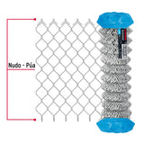 Rollo 20 m x 1 m malla ciclónica calibre 12.5 abertura 63 mm, Fiero 42952