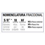 DOGOTULS MACHUELO SEMICONICO AAC 5/8"-18 NF ET1099