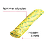 Piola de Polipropileno trenzada, multicolor, 4mm x 15m, Fiero 47807