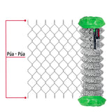 Rollo 20m x 1.75 m malla ciclónica calibre 11 abertura 69 mm, Fiero 42945
