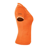 Playera tipo polo dry fit naranja, para dama talla M, Truper 69987