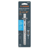 Regla de acero inoxidable de bolsillo, 15 cm Truper 101810
