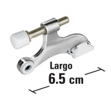 Tope de puerta para perno de bisagra, cromo mate Hermex 49615