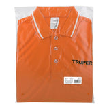 Playera tipo polo dry fit naranja, para dama talla M, Truper 69987