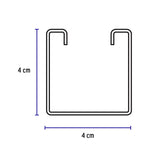 Perfil unical perforado de 3 m, 4 x 4 cm calibre 18, Volteck 47758
