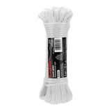 Piola de poliéster diamante de 5 mm x 15 m blanca, Fiero 48393